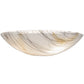 Meyda Lighting Metro Fusion 24" Ramoscelli White Iridescent & Clear Shade Glass
