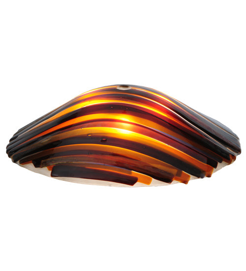 Meyda Lighting Metro Fusion 28" 3-Light Black Marina Table Lamp With Amber and Smoke Shade Glass