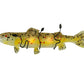 Meyda Lighting Metro Fusion 30" 2-Light Black Wall Sconce With Brown Trout Shade Glass