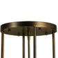 Meyda Lighting Metro Fusion 49" 6-Light Mahogany Bronze Elite Semi-flush Mount Ceiling Light With Amber Fused Shade Glass