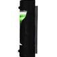 Meyda Lighting Metro Fusion 5" 2-Light LED Nickel Key West Wall Sconce With Green and Clear Margarita Shade Glass