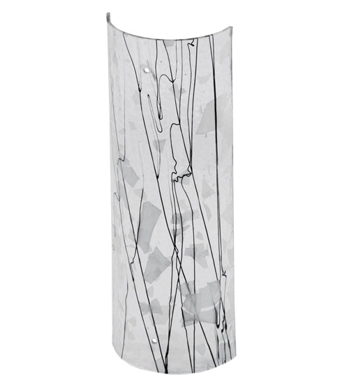 Meyda Lighting Metro Fusion 5" Branches White Shade Glass