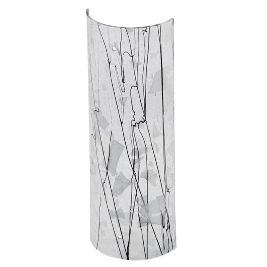 Meyda Lighting Metro Fusion 5" Branches White Shade Glass