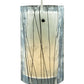 Meyda Lighting Metro Fusion 5" Nickel Branches Mini Pendant Light With White Shade Glass