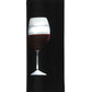 Meyda Lighting Metro Fusion 5"W x 12"H Vino Black and Clear Frosted Cab Wine Shade Glass