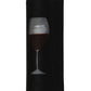 Meyda Lighting Metro Fusion 5"W x 12"H Vino Black and Clear Frosted Cab Wine Shade Glass