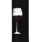 Meyda Lighting Metro Fusion 5"W x 12"H Vino Black and Clear Frosted Cab Wine Shade Glass