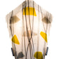 Meyda Lighting Metro Fusion 6" 2-Light Brushed Nickel Wall Sconce With Multi-Colored Shade Glass