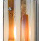 Meyda Lighting Metro Fusion 6" 2-Light Nickel Marina Wall Sconce With Multi-Colored Fused Shade Glass