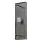 Meyda Lighting Metro Fusion 6" 2-Light Nickel Midnight Wall Sconce With Multi-Colored Shade Glass