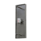 Meyda Lighting Metro Fusion 6" 2-Light Nickel Oceano Wall Sconce With Multi-Colored Shade Glass