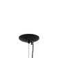 Meyda Lighting Metro Fusion 6" Black Powdercoat Branches Mini Pendant Light With White Shade Glass