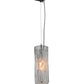 Meyda Lighting Metro Fusion 6" Black Powdercoat Branches Mini Pendant Light With White Shade Glass