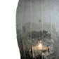 Meyda Lighting Metro Fusion 6" Brushed Stainless Steel Wall Sconce With Crystal Clear Shade Glass