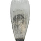 Meyda Lighting Metro Fusion 6" Brushed Stainless Steel Wall Sconce With Crystal Clear Shade Glass