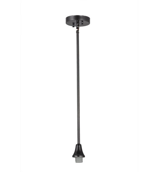 Meyda Lighting Metro Fusion 6" Cosmic Silver Vein Licorice Mini Pendant Light With Draped Clear and Amber Frit Shade Glass