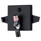 Meyda Lighting Metro Fusion 8" 2-Light Black Fettuccine Wall Sconce With Multi-Colored Shade Glass