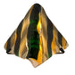 Meyda Lighting Metro Fusion 8" 2-Light Black Fettuccine Wall Sconce With Multi-Colored Shade Glass