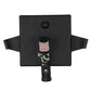 Meyda Lighting Metro Fusion 8" 2-Light Black Penna Di Pavone Wall Sconce With Multi-Colored Shade Glass