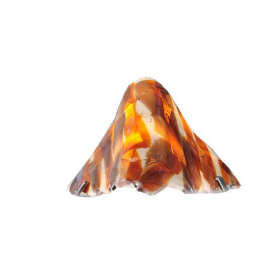 Meyda Lighting Metro Fusion 8" 2-Light Marina Wall Sconce With Multi-Colored Shade Glass