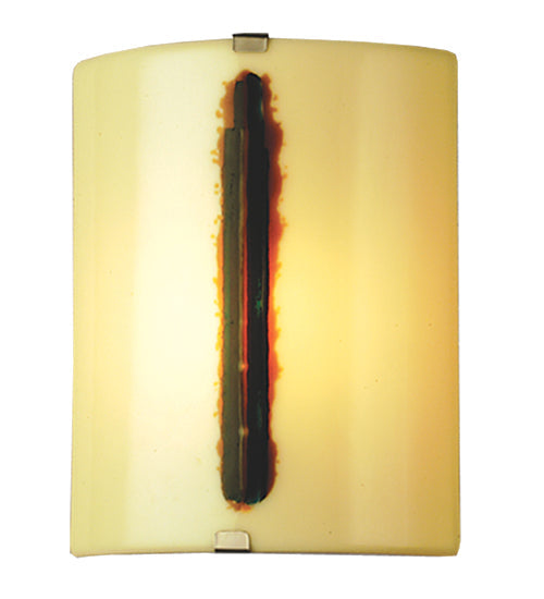 Meyda Lighting Metro Fusion 8" Dolciume Dolce Wall Sconce With Multi-Colored Shade Glass