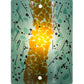 Meyda Lighting Metro Fusion 8" Muro Verde Replacement Green & Brown Shade Glass