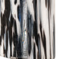 Meyda Lighting Metro Fusion 8" Nickel La Perla Nera Wall Sconce With White & Black Shade Glass