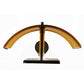 Meyda Lighting Metro Fusion 8" Nickel Wall Sconce With Amber Pietre Fused Shade Glass