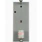 Meyda Lighting Metro Fusion 8" Nickel Wall Sconce With Green Pietre Fused Shade Glass