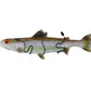 Meyda Lighting Metro Fusion 81502 29" 2-Light Tarnished Copper Rainbow Trout Wall Sconce With Multi-Colored Shade Glass
