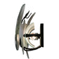 Meyda Lighting Metro Fusion 81502 29" 2-Light Tarnished Copper Rainbow Trout Wall Sconce With Multi-Colored Shade Glass