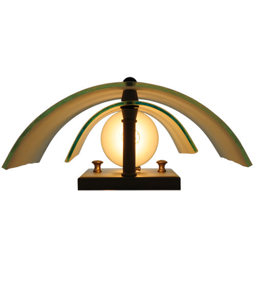 Meyda Lighting Metro Fusion 9" 2-Light Nickel Dragonfly Wall Sconce With White Frosted Shade Glass