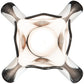 Meyda Lighting Metro Fusion 9" Brushed Nickel Handkerchief Grand Prix Mini Pendant Light With Black & White Shade Glass