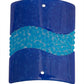 Meyda Lighting Metro Fusion 9" Marea Sconce Panel Blue Shade Glass