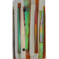 Meyda Lighting Metro Fusion 9" Marina Dimmable LED Wall Sconce With Multi-Colored Shade Glass