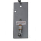 Meyda Lighting Metro Fusion 9" Nickel Marea Wall Sconce With Blue Pebbles Shade Glass