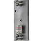 Meyda Lighting Metro Fusion 9" Nickel Nautilus Wall Sconce With Aqua Green & White Shade Glass