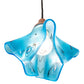 Meyda Lighting Metro Fusion 9" Vintage Copper Electra Mini Pendant Light With Blue Shade Glass