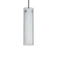 Meyda Lighting Metro Mist 5" Nickel Cilindro Mini Pendant Light With Clear Rainy View & Statuario Idalight Shade
