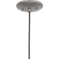 Meyda Lighting Metro Mist 5" Nickel Cilindro Mini Pendant Light With Clear Rainy View & Statuario Idalight Shade