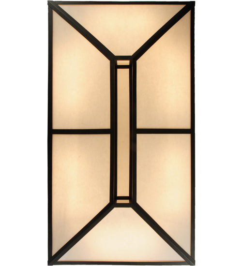 Meyda Lighting Meyer 54" 12-Light Oil Rubbed Bronze BBQ Pendant Light With White Statuario Idalight Shade Glass