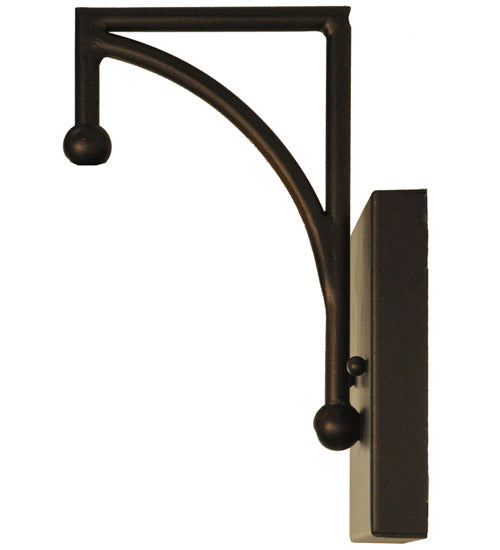 Meyda Lighting Meyer Lantern 8" China Mahogany Bronze Wall Sconce Hardware