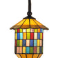 Meyda Lighting Meyer Lantern 8" China Mahogany Bronze Wall Sconce Hardware