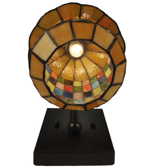 Meyda Lighting Meyer Lantern 8" China Mahogany Bronze Wall Sconce Hardware
