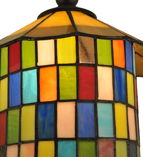 Meyda Lighting Meyer Lantern 8" China Mahogany Bronze Wall Sconce Hardware