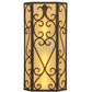 Meyda Lighting Mia 12" Cajun Spice Wall Sconce With Beige Provostone Idalight Shade Glass
