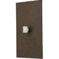 Meyda Lighting Mia 12" Cajun Spice Wall Sconce With Beige Provostone Idalight Shade Glass