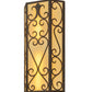 Meyda Lighting Mia 12" Cajun Spice Wall Sconce With Beige Provostone Idalight Shade Glass