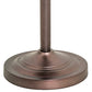 Meyda Lighting Mica 65" Mahogany Bronze Torchiere Floor Lamp Base