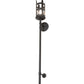 Meyda Lighting Middleburry 5" Wrought Iron Wall Sconce